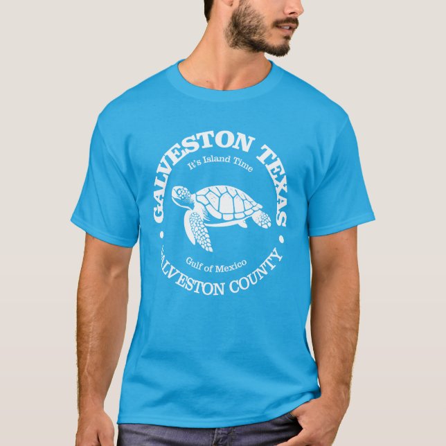 Galveston (havssköldpadda) t shirt (Framsida)