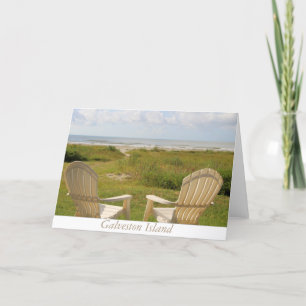 Galveston Island Greeting Card Kort