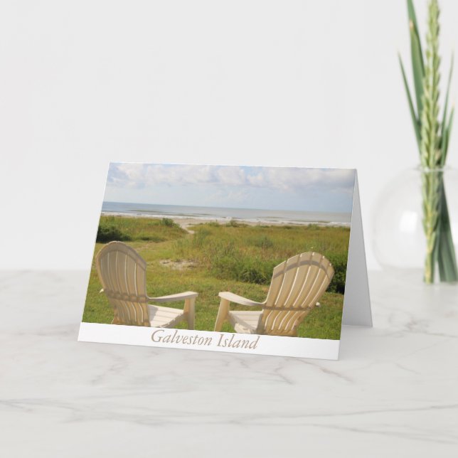 Galveston Island Greeting Card Kort (Framsida)