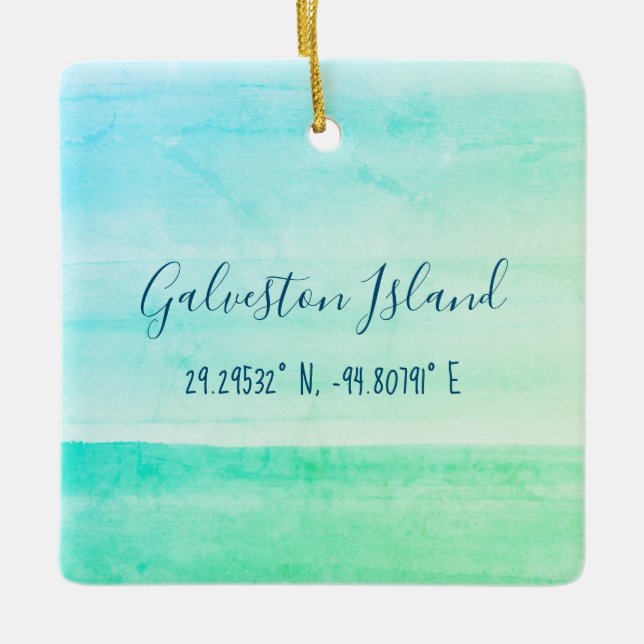 Galveston Island Ornament (Framsida)