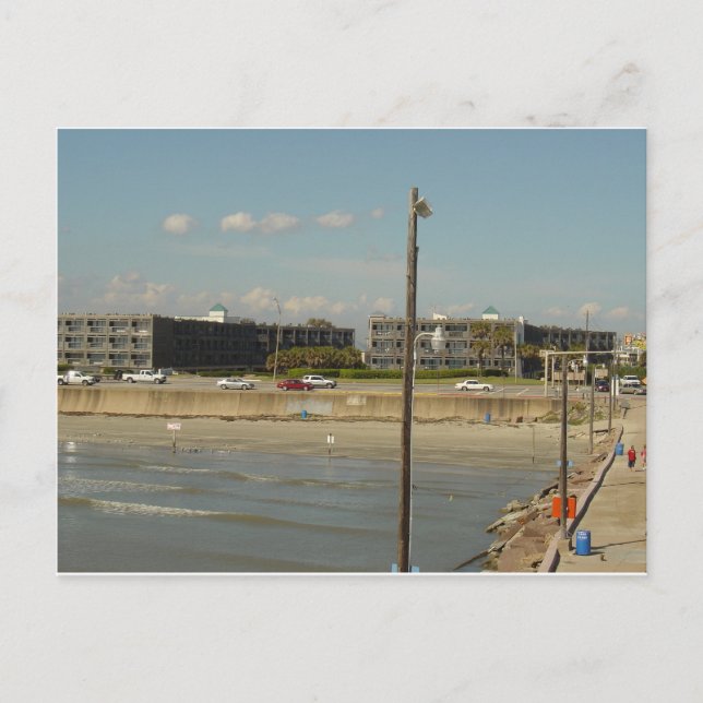 Galveston Island, Texas Vykort (Framsida)