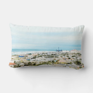 Galveston Kusten, strand- och stadsvy Lumbarkudde
