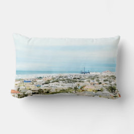 Galveston Kusten, strand- och stadsvy Lumbarkudde