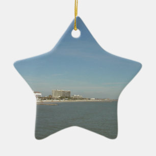 Galveston ö, Texas Julgransprydnad Keramik
