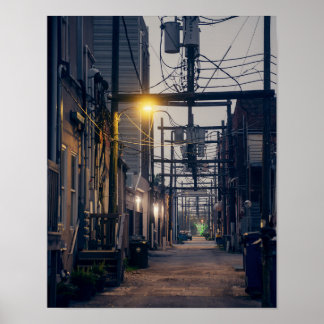 Galveston på natten poster