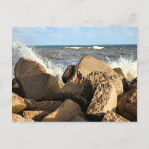 Galveston Sea Wall Vykort
