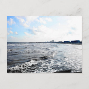 Galveston Seawall Vykort