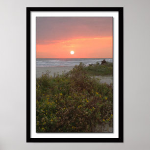 Galveston Sunrise on Öster Beach Poster