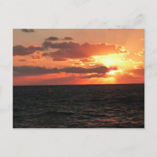Galveston Sunset Vykort