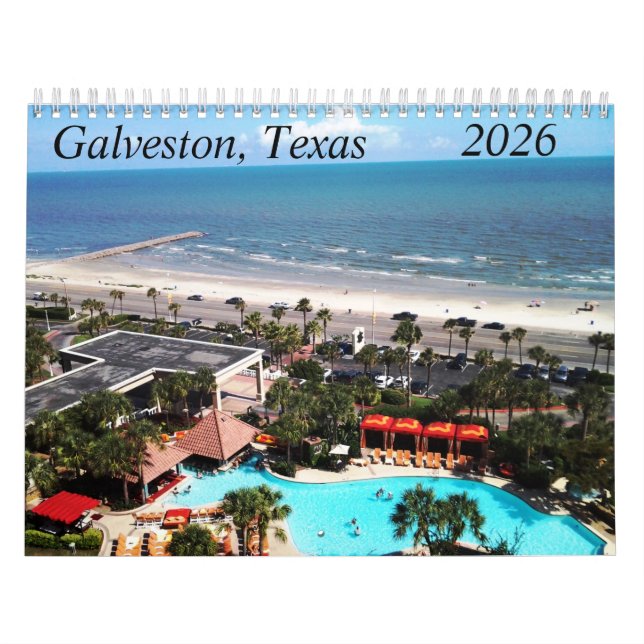 Galveston, Texas 2026 Kalender (Omslag)