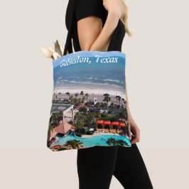 Galveston, Texas All-Over-Print Tote Bag Tygkasse