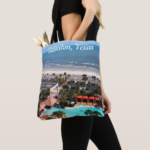Galveston, Texas All-Over-Print Tote Bag Tygkasse