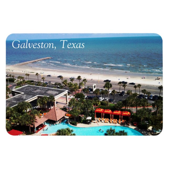 Galveston Texas Magnet (Horisontell)