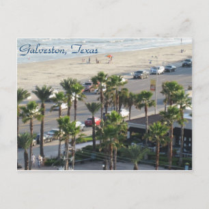 Galveston Texas Postcard-3 Vykort