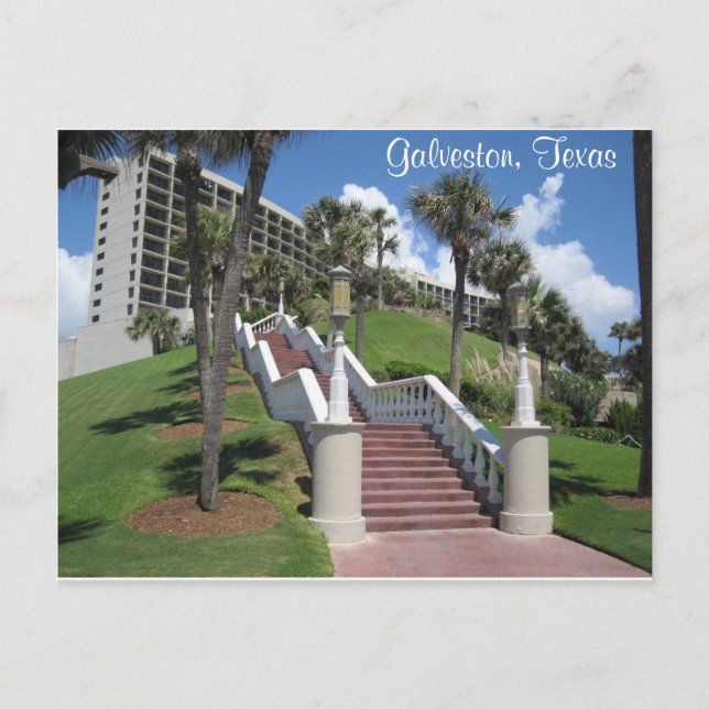 Galveston, Texas Postcard Vykort (Framsida)