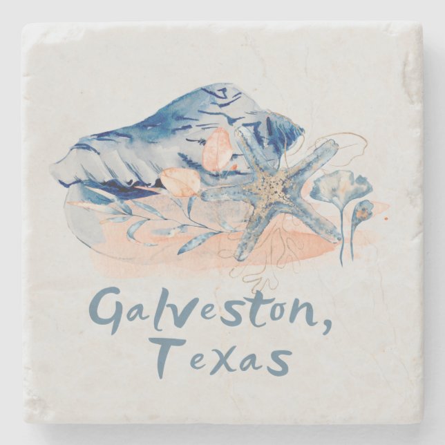 Galveston Texas Sniglar  Stenunderlägg (Framsidan)