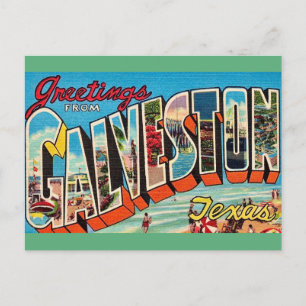 Galveston Texas vykort