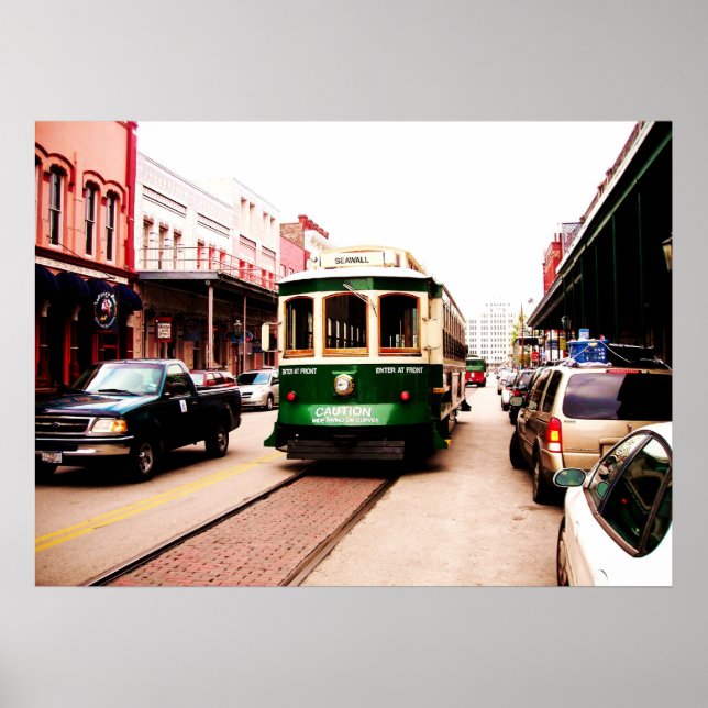 Galveston Trolley 2007 Poster (Framsidan)
