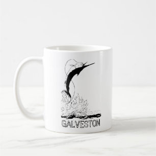 Galveston, TX Sportfish Kaffemugg