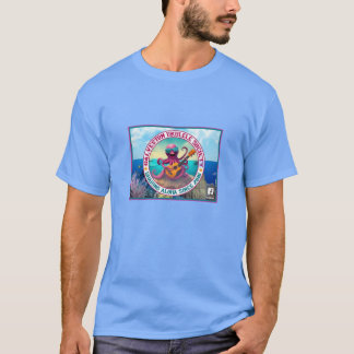 Galveston Ukulele GUS mans Octopus Banner T-Shirt