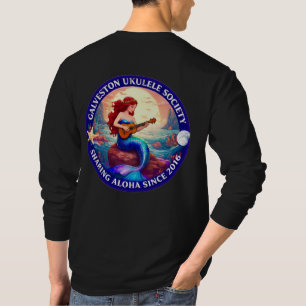 Galveston Ukulele Society Mermaid Shirt LS Herr T