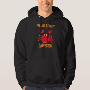 Galveston Vacation Sommarcitat Hoodie