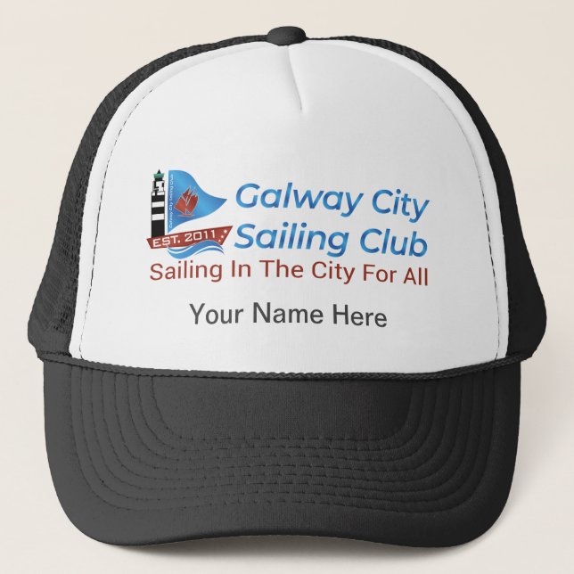 Galway City Sailing Klubb - in City Logotyp Grad Keps (Framsida)