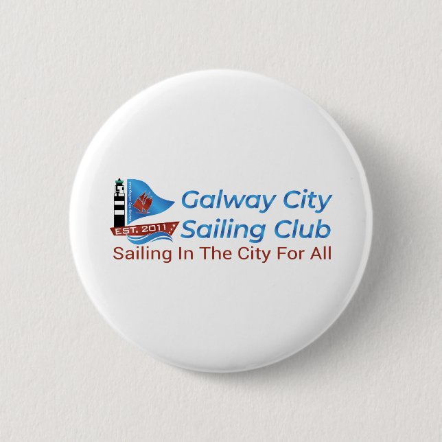 Galway City Sailing Klubb Knapp (Framsida)