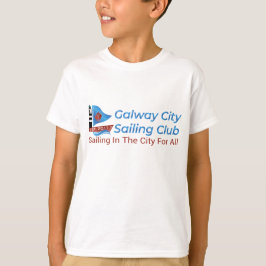 Galway City Sailing Klubb Logotyp Gradient T Shirt