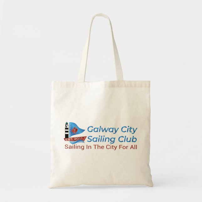 Galway City Sailing Klubb - Logotyp Gradient Tygkasse (Framsidan)