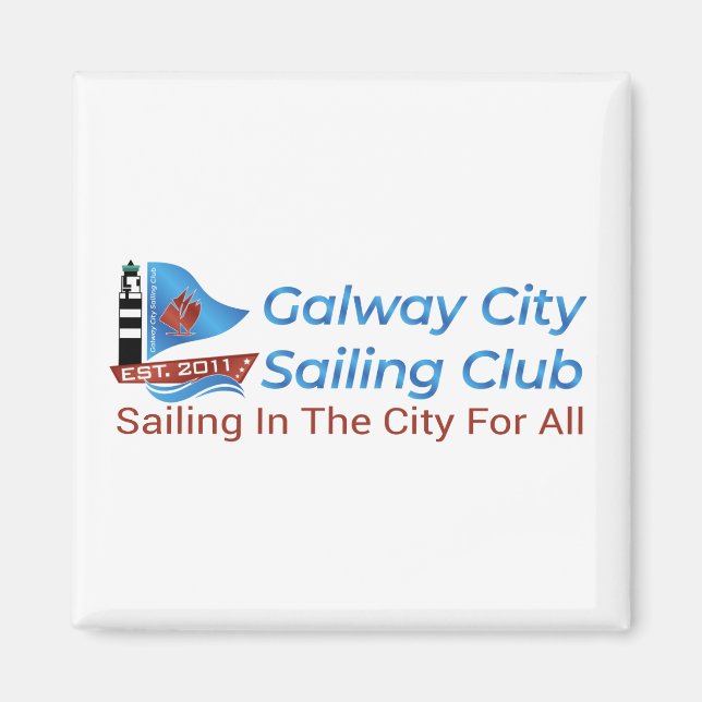 Galway City Sailing Klubb Magnet (Framsidan)