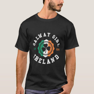 Galway Girl Ireland Shamrock Irish Pride T Shirt