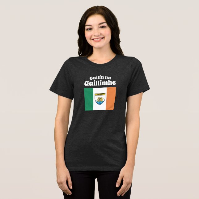 Galway Girl Tri-Blend Shirt T Shirt (Framsida Full)