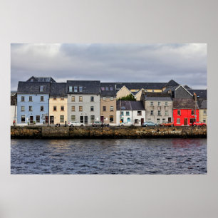 Galway hamn, Irland Poster