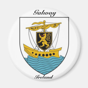 Galway Ireland antika frakter jackar arm Magnet
