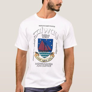 Galway Ireland Vapensköld T-Shirt