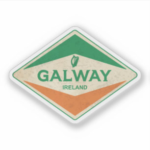 Galway Ireland Vintage Klistermärken