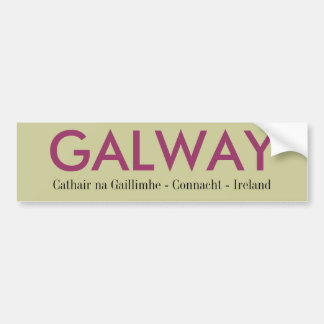 Galway Irland Bildekal