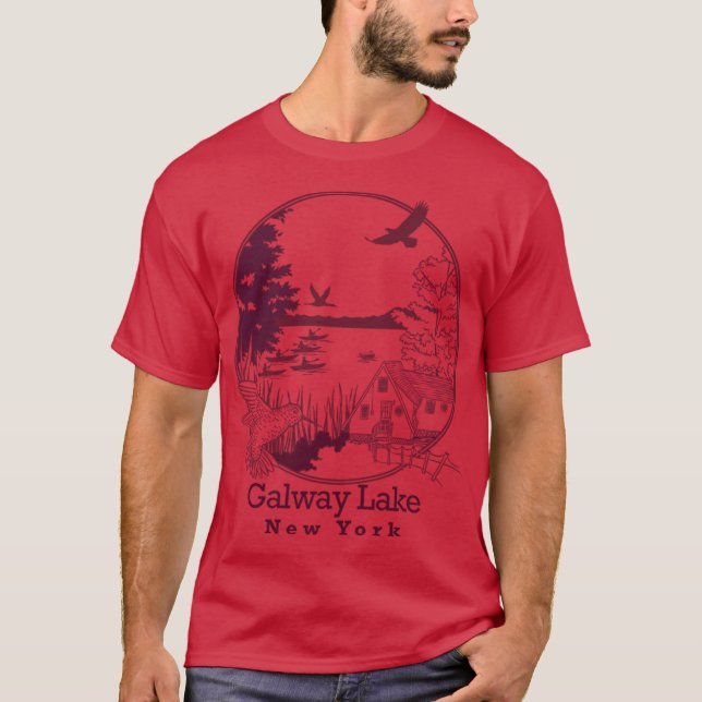 Galway Lake familj T Shirt (Framsida)