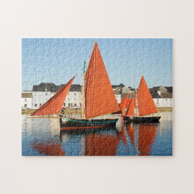 Galway Sailing Boats Ireland. Pussel (Horisontell)