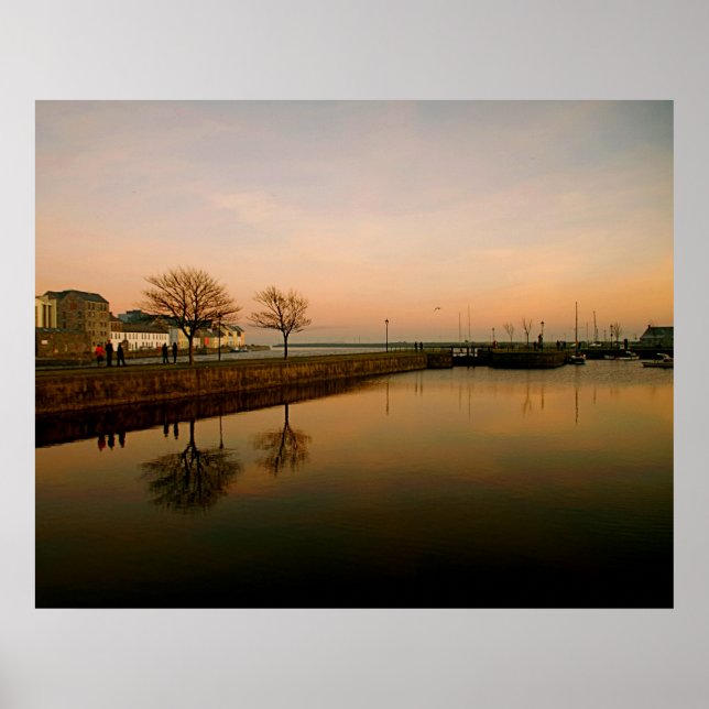 Galway Sunset Poster (Framsidan)