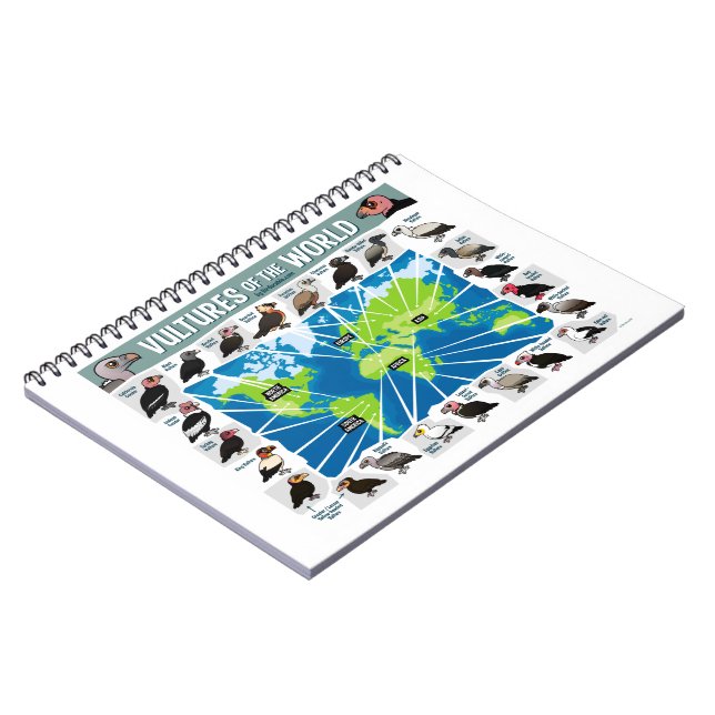 Gam av världskartan anteckningsbok (Vänstra Sidan)