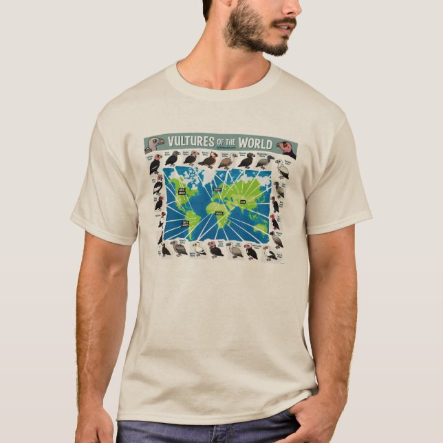 Gam av världskartan t shirt (Framsida)