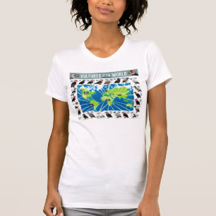 Gam av världskartan t shirt