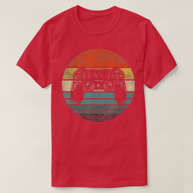 Gam för videogåvor från den fina Retro-videospelss T Shirt (Design framsida)