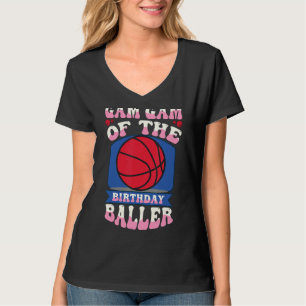 Gam Gam från födelsedag Baller Basketball Theme Bd T Shirt