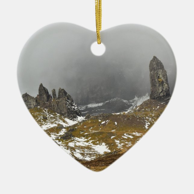 Gamal man av Storr Julgransprydnad Keramik (Framsidan)