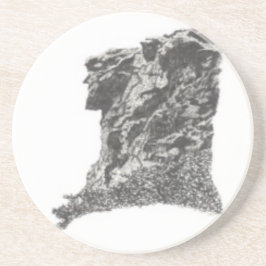 Gamal man i berg, NH skissar kustfartyget Underlägg Sandsten