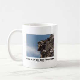 Gamal man på berg (den optiska illusionen) kaffemugg