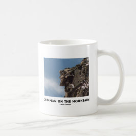 Gamal man på berg (den optiska illusionen) kaffemugg